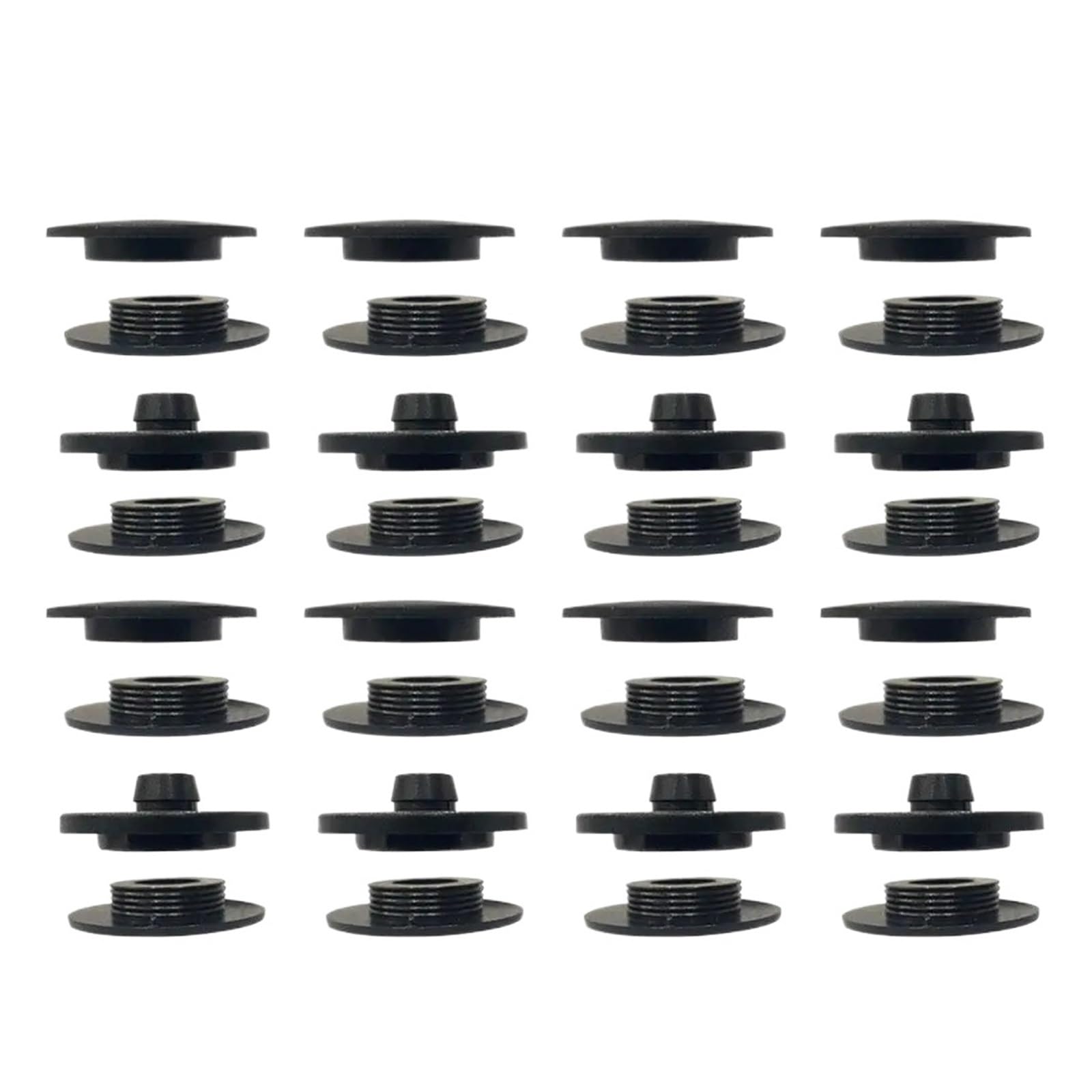 KXFVYNE Car Floor Mat Anti-Skid Fixer Grips Layer Fixed Clips Fixing Clamps Buckle Interior Accessories(8 Set)
