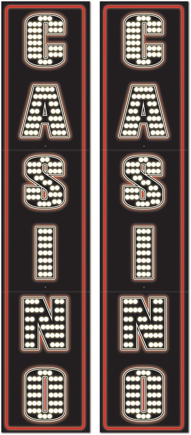 Jointed Casino Pull-Down Cutout Party Accessory (1 Count) (1/Pkg) (Pack of 2)