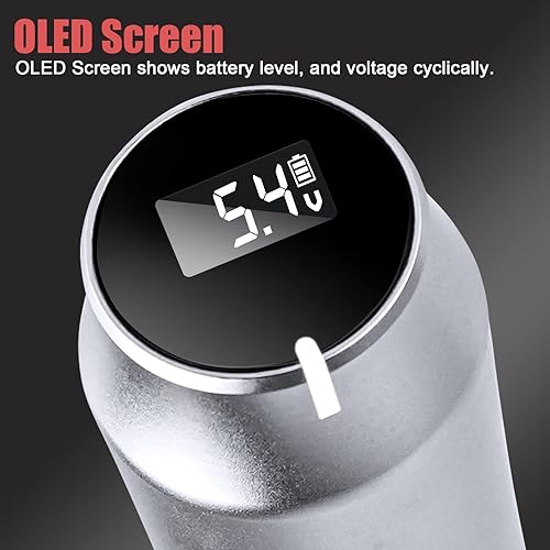 Miniatura 5 de Blackbudda Máquina PMU inalámbrica con pantalla de visualización, kit de máquina de maquillaje permanente rotativa equipada con 10 cartuchos de