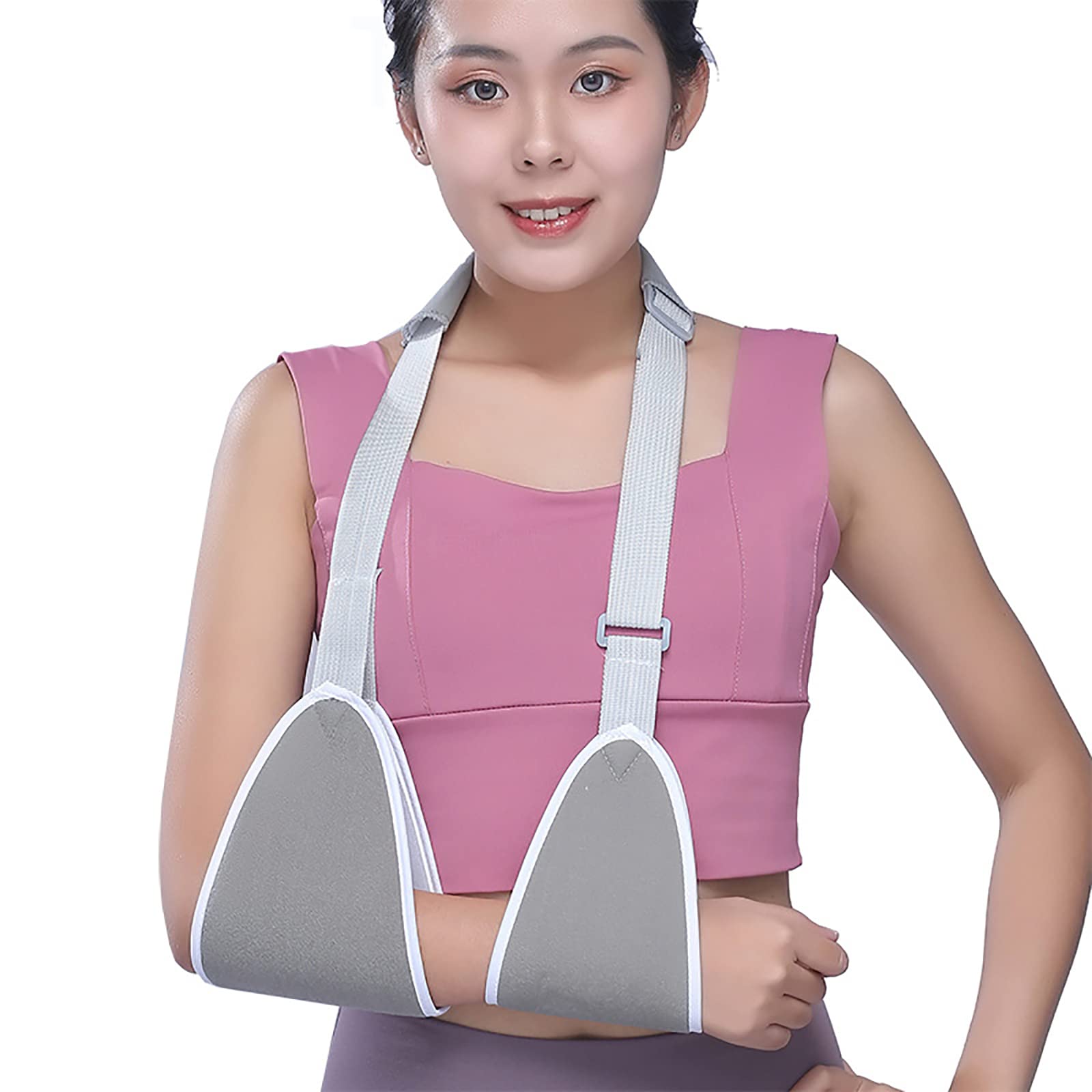 Cabestrillo para Brazo, Cabestrillo Ajustable Inmoviliza Y Estabiliza Antebrazo Brazo Cabestrillo Brace Esguince Soporte Muñeca O Mano para Fijación De Yeso,S
