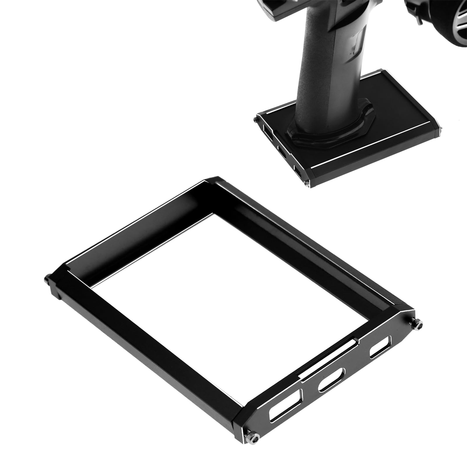 Metal Protector Frame/Bracket For Flysky Noble NB4 RC Transmitter - Upgrade Shell Holder (Black/Red/Gold) - View #8