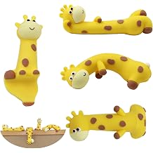 4Pcs Mini Resin Giraffe Figurines, Funny Computer Monitor Decor, Cute Car Rear View Mirror Ornaments, Home Office Desk AccessoriesGiraffe