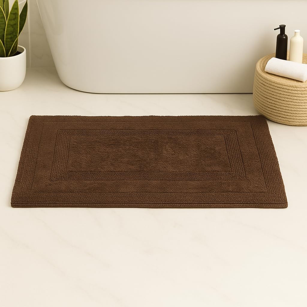100% Cotton Reversible Tufted Bathmat – Soft, Super Absorben…