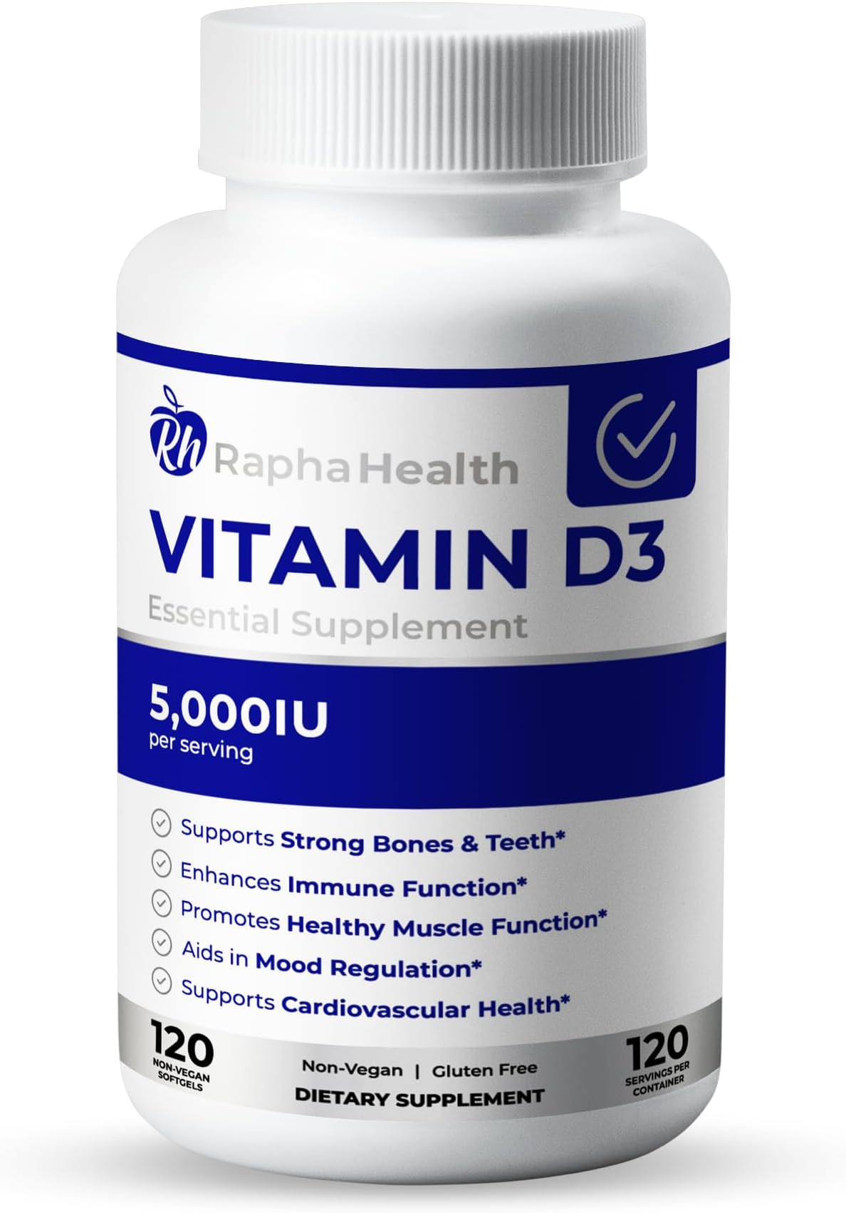 FREEDA Vitamin D32000 IU Pure High Potency Kosher