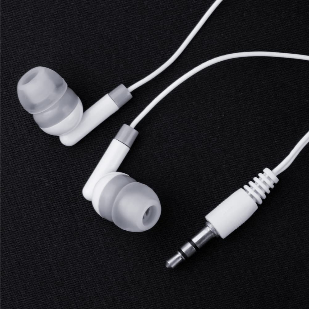 Auricolari per bambini, confezione da 50 pezzi, multicolori, usa e getta all'ingrosso, confezionati singolarmente per scuole, aule, studenti, biblioteche, ospedali, regali (50 misti)