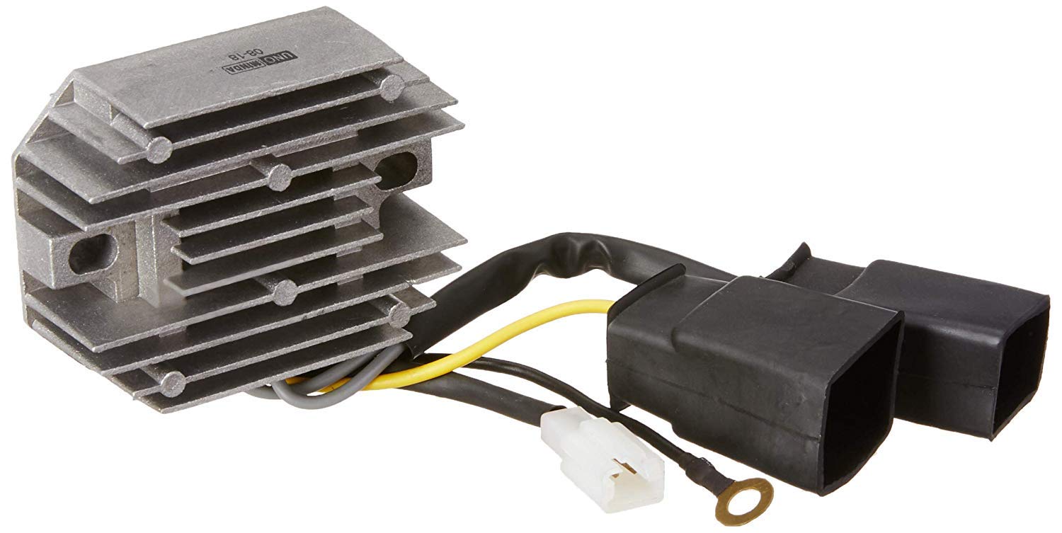 Uno Minda RR-1007 Regulator Rectifier WITH CAPACITOR (DC) GREY CASE, 4 PIN WIRE WHITE COUPLER WITH SEPARATE CAPACITOR For-BAJAJ-PULSAR 150/180 DTSI UG4-picture-14