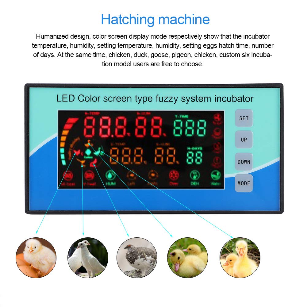Sensor de Control automático de Temperatura del microordenador del higrostato del Huevo de la incubadora del regulador del termostato