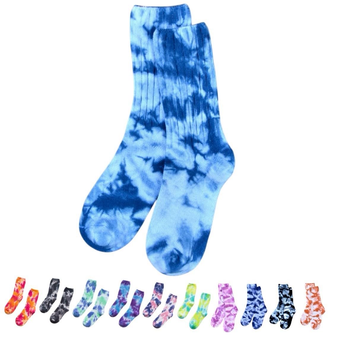 Amazon.co.jp: [YES I'M GOOD] タイダイ ソックス 靴下