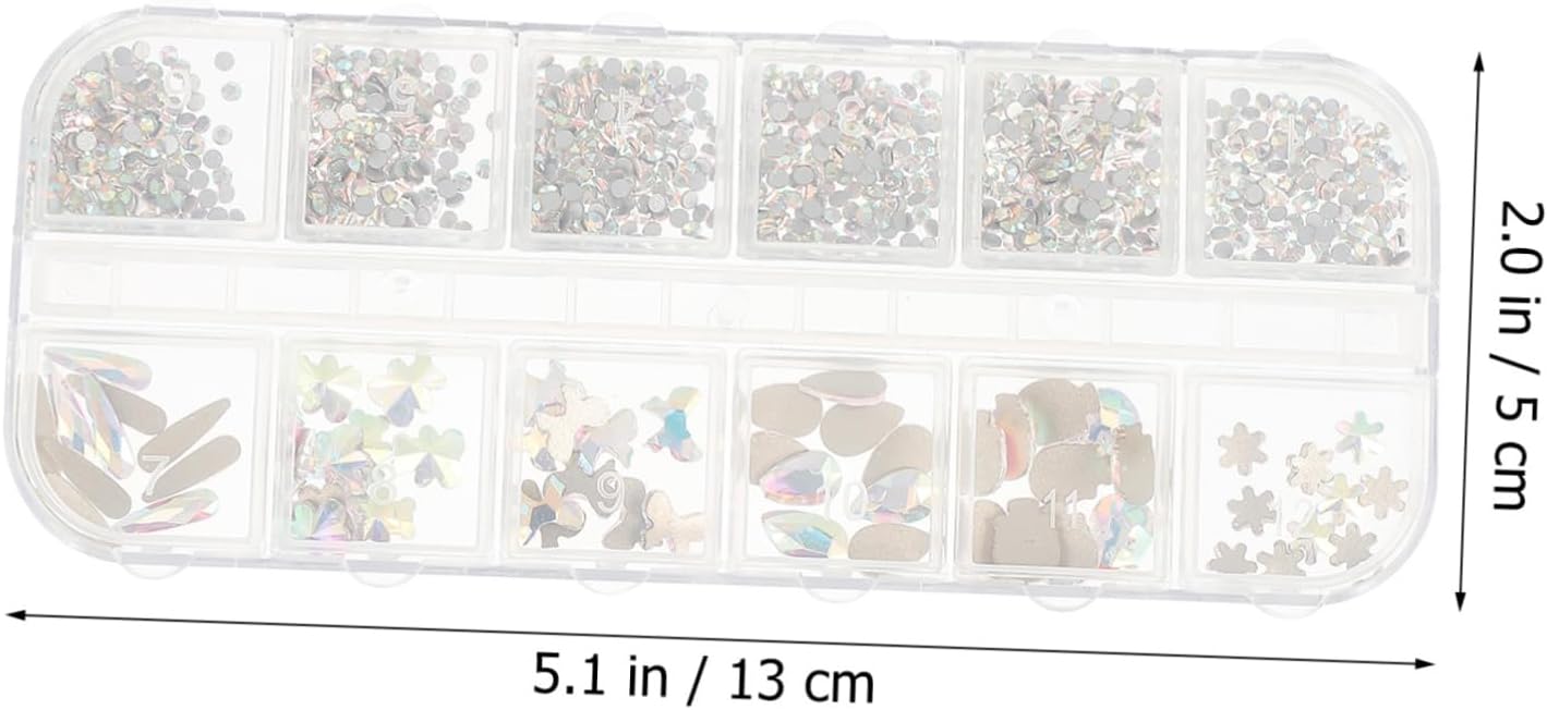 Flatback Nail Rhinestones Charms Nail Art Accessories for Scrapbooking and Cell Phone Embellishments