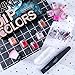 Aikker 12 Color Acrylic Dip Powder Nail Kit Starter Set with Recycling Tray Brush File Red Pink AK14