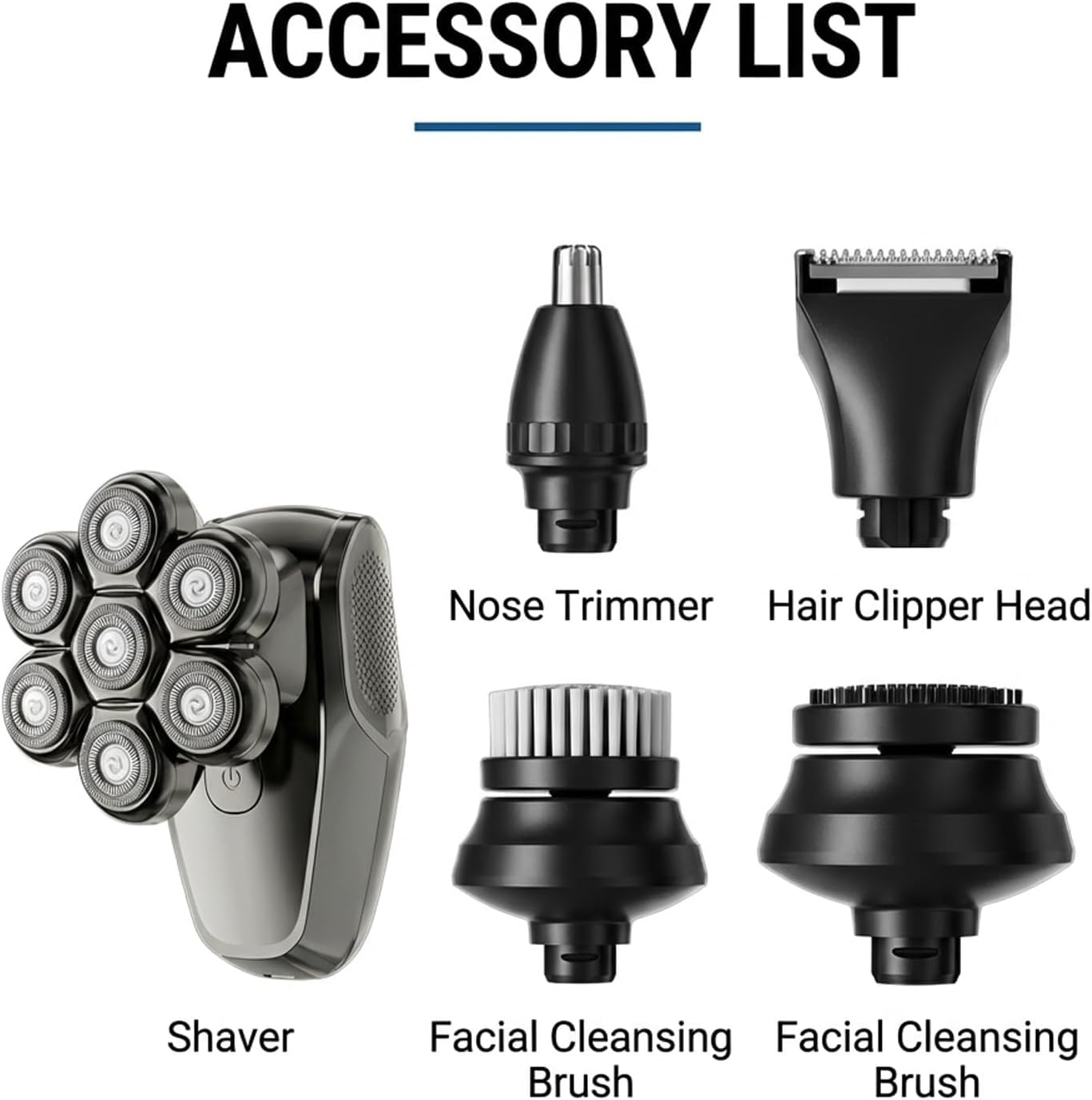 Keovy Head Shaver,Rasierapparat (Silber)