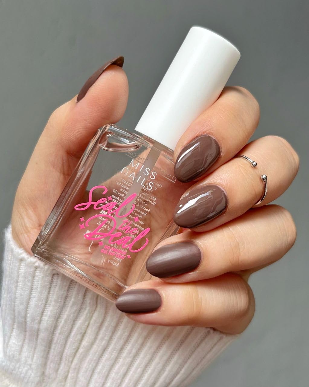 Seal the deal No Smudge Gel Top Coat 15ml - Miss Nails-image-3
