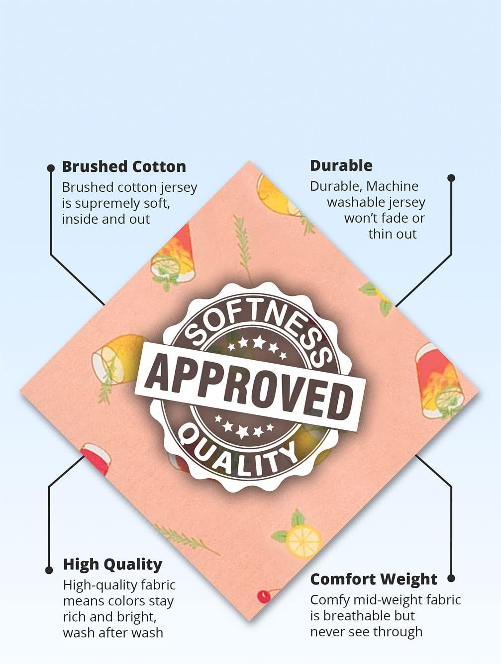 PajamaGram Womens PJs Sets - Ladies Pajamas Capris 100% Cotton - Image 5