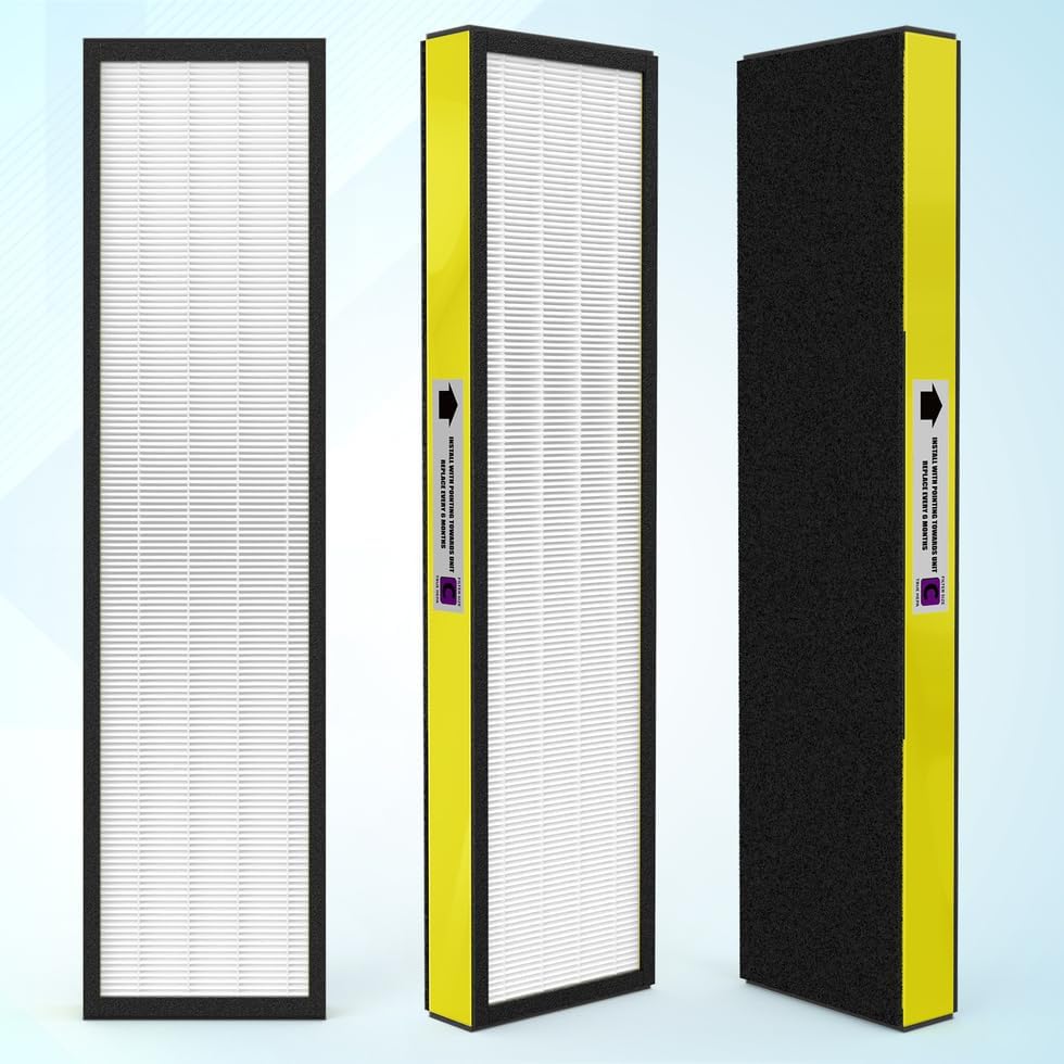 Miniatura 6 de Paquete de 4 filtros de repuesto HEPA True FLT5000 FLT5250PT FLT5111, compatible con purificador G-Guardian AC5000, AC5000E, AC5250PT, AC5350B,