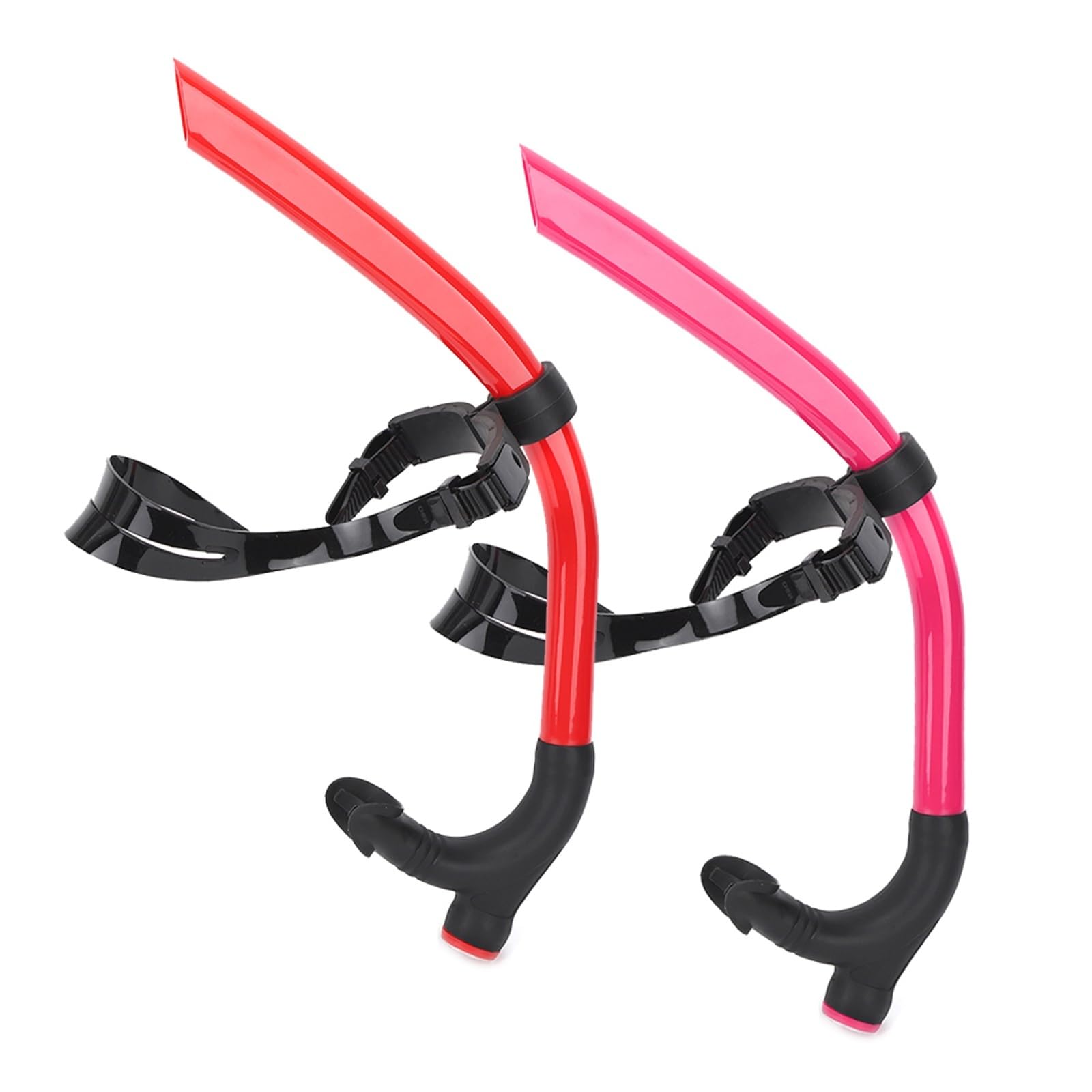 Genérico Tubo de respiración de Snorkel Frontal, Equipo de Buceo de natación Desmontable for Entrenamiento de Buceo con Snorkel