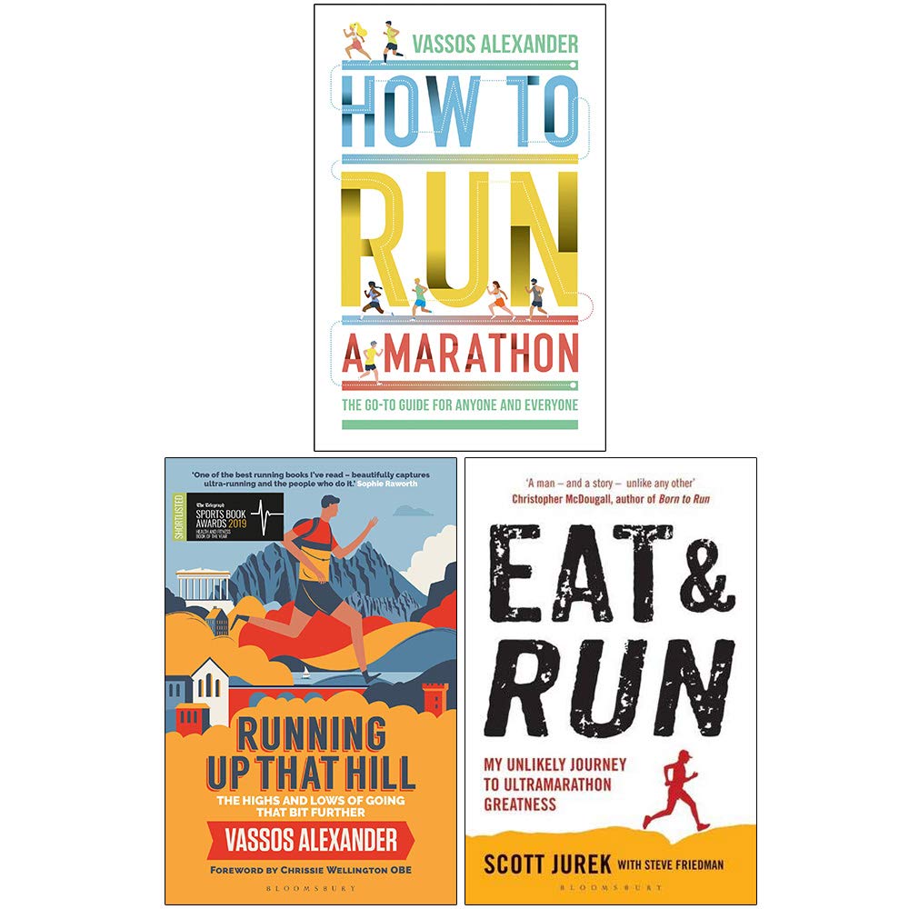 Grehge rathon, Running Up That Hill, Eat and Run 3 Books Collection Set