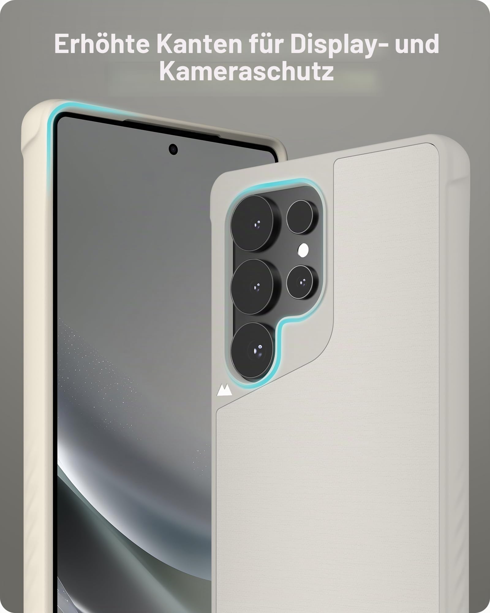 Mous für Samsung Galaxy S25 Ultra Hülle Kompatibel mit MagSafe, Limitless Sand - Stoßfest