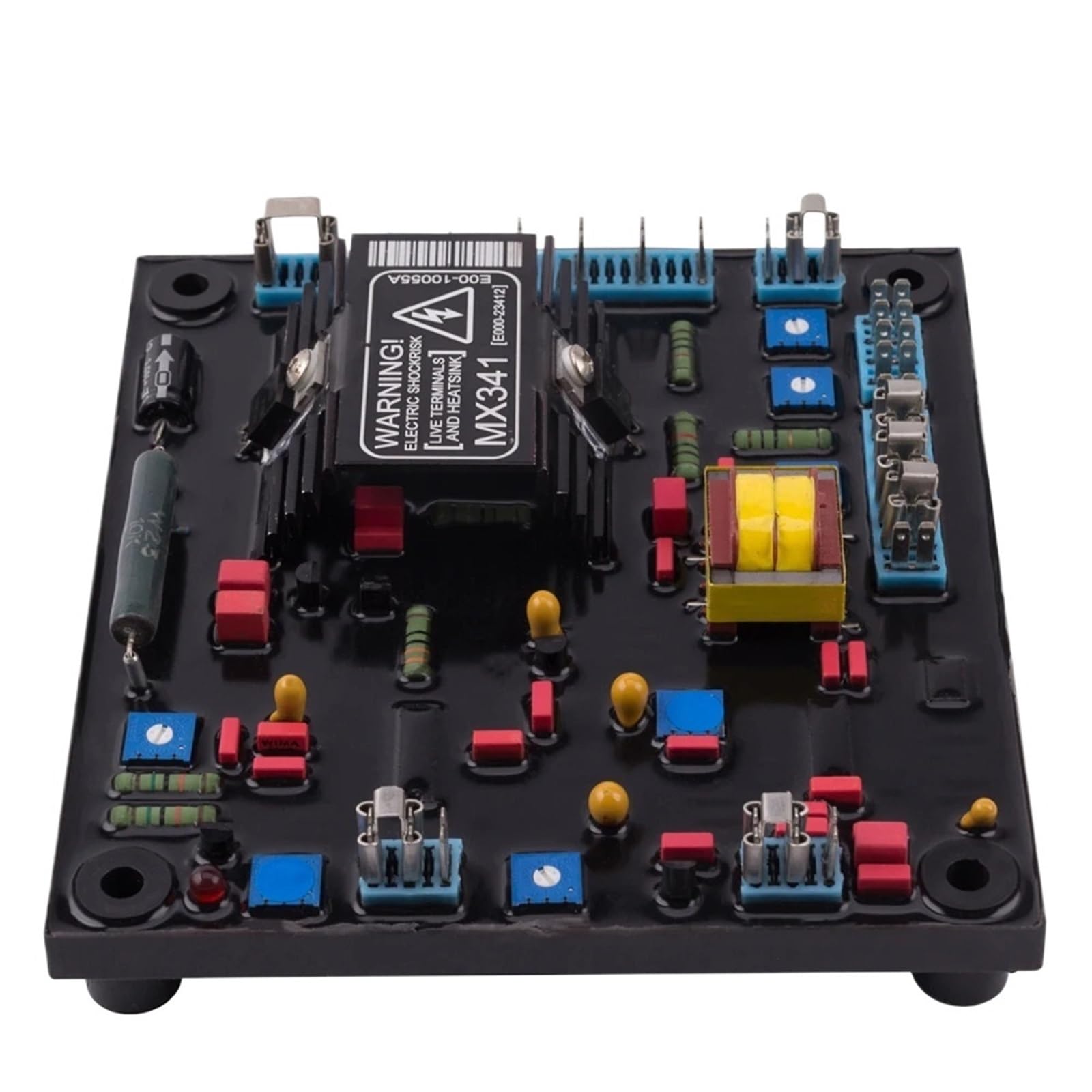 Regulador de voltaje automático MX341 Regulador de voltaje automático 100kva 150kva Estabilizador de potencia eléctrica Ajustador for generador de imán de goma blanda roja(MX341A)
