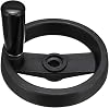 uxcell Hand Wheel 128mm Diameter 12mm Hole Diameter for Milling Machine