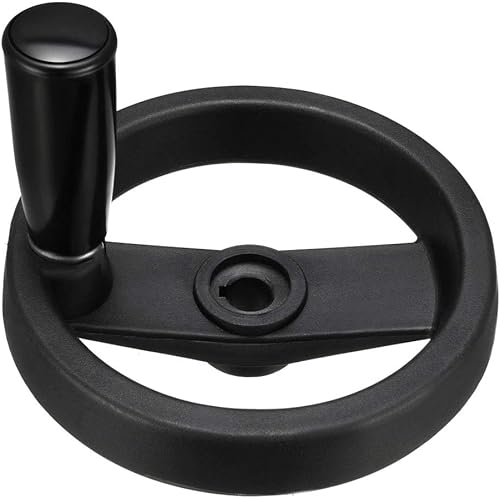 uxcell Hand Wheel 128mm Diameter 12mm Hole Diameter for Milling Machine