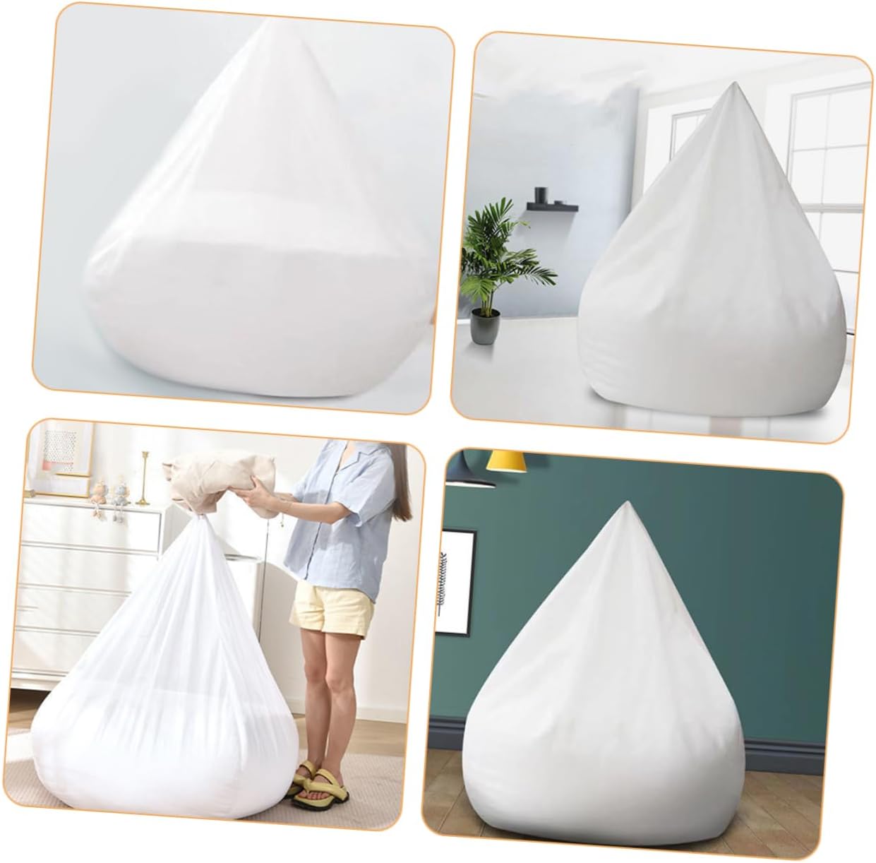 Ciieeo Bean Bag Inner Liner Sleeve Replacement for Lazy Sofa No Filler Waterproof Fabric 100% Polyester for Boys and Girls Playrooms and Relaxation Areas - Image 6