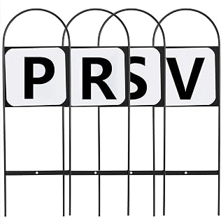 4Pcs Dressage Letters Arena Markers,Metal Dressage Arena Letters Dressage Equipment for Equestrian Athletes and Events Includes Letters P,R,S,V