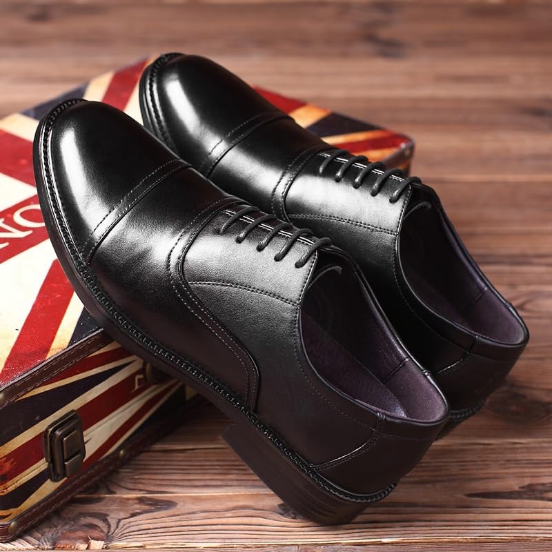 Modern Low Top Pointed Toe Tuxedo Derby Shoes Tuxedo Dress Shoes Lightweight Comfortable Formal Derby Shoe for Business Dinners(8)4