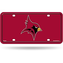Rico Industries NCAA St. John Fisher Cardinals Metal Auto Tag 6" x 12" - Great for Truck/Car/SUV
