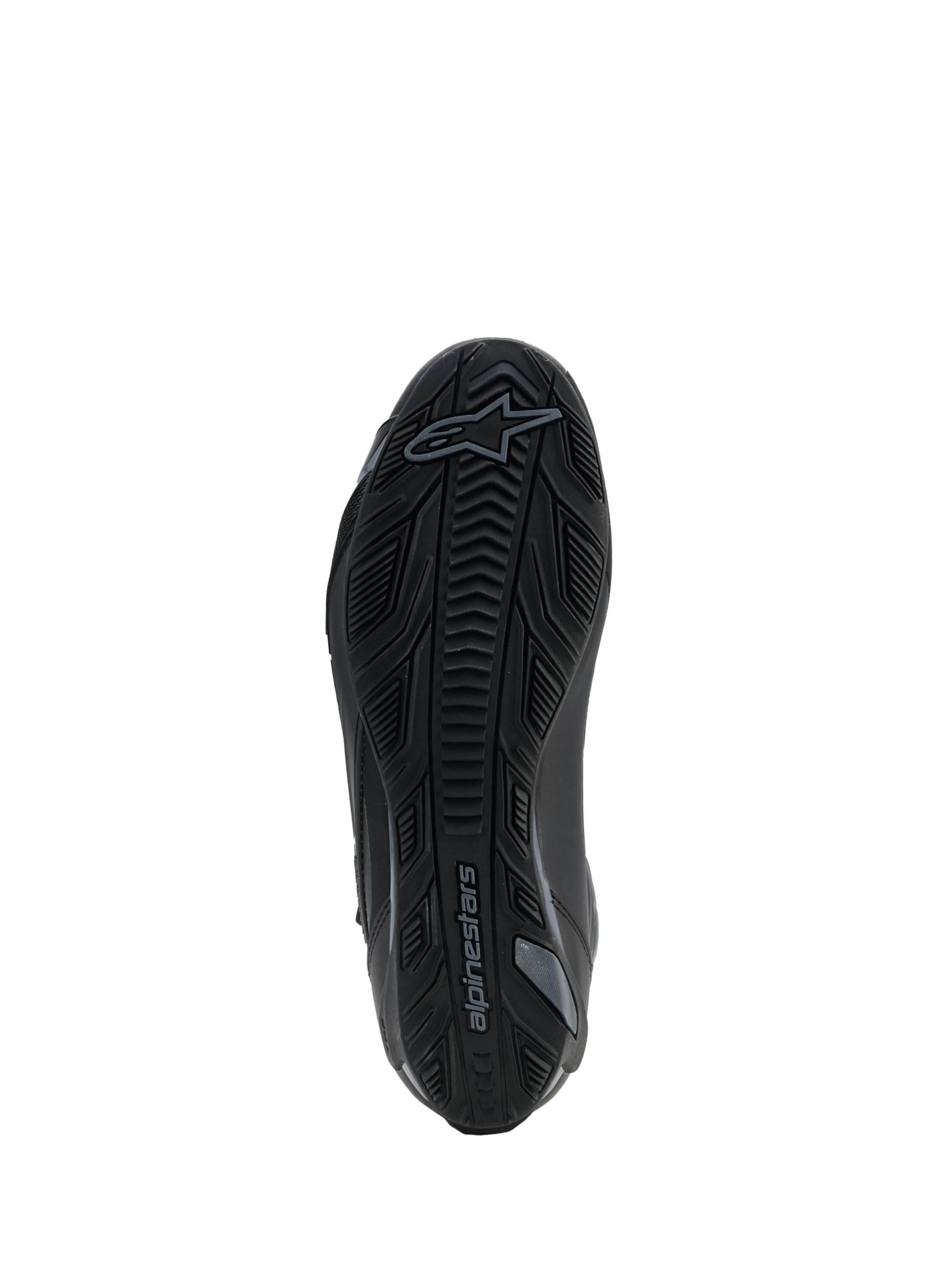 Alpinestars Faster 4 Drystar scarpe da moto impermeabili, nero/grigio, 9 (42)