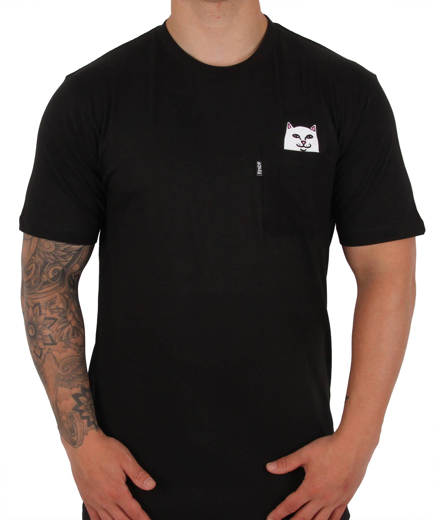 RIPNDIP Lord Nermal Pocket T Shirt Black