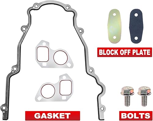 Miniatura 6 de A-Premium Kit de tapa de sincronización del motor con junta compatible con Chevy Silverado Express Tahoe Corvette Camaro GMC Yukon Sierra Savana