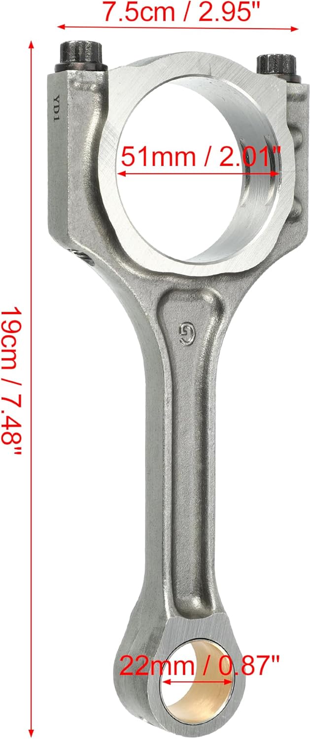 X AUTOHAUX 4pcs Engine Connecting Rod Replacement for Kia Optima 4-Door 2.4L 2011-2018 No.23510-2G500