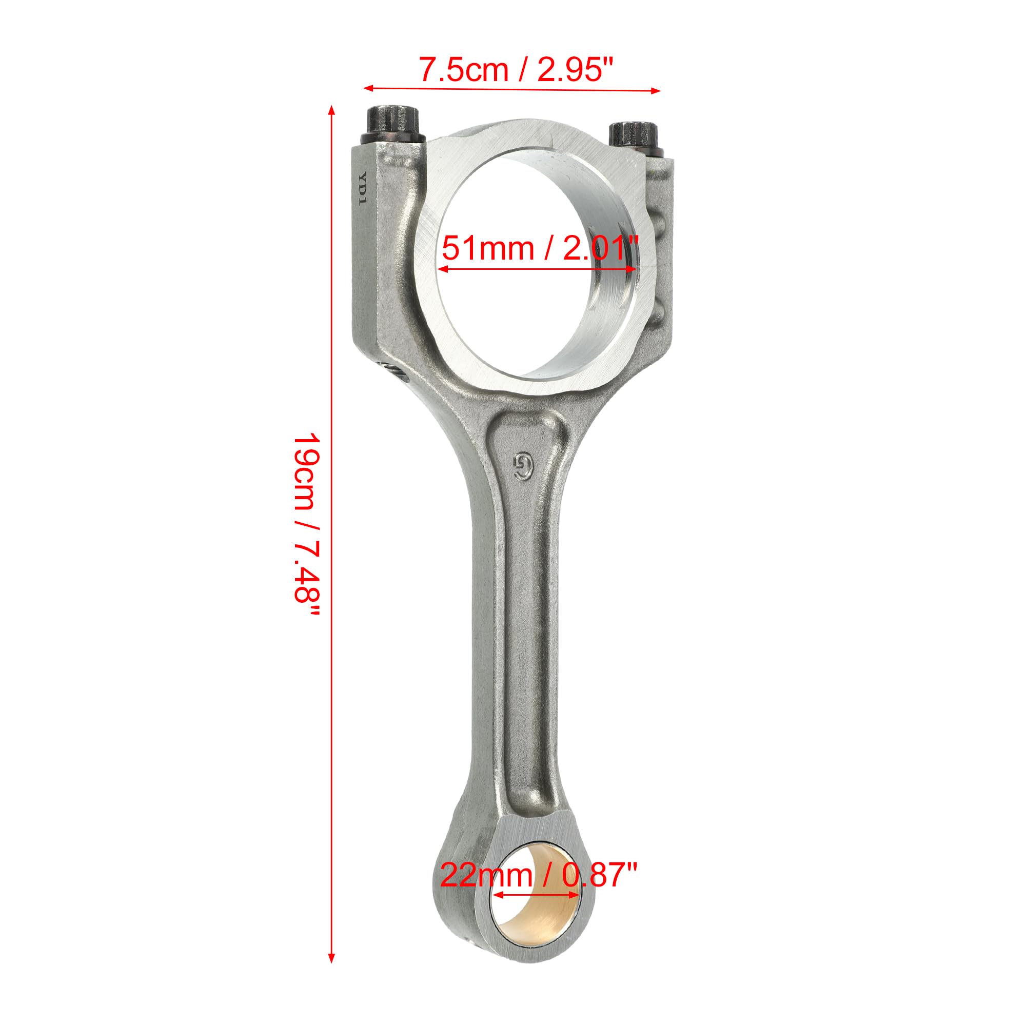 QUARKZMAN 4pcs Biela de Motor de Repuesto para Kia Optima 4 Puertas 2.4L 2011-2018 No.23510-2G500
