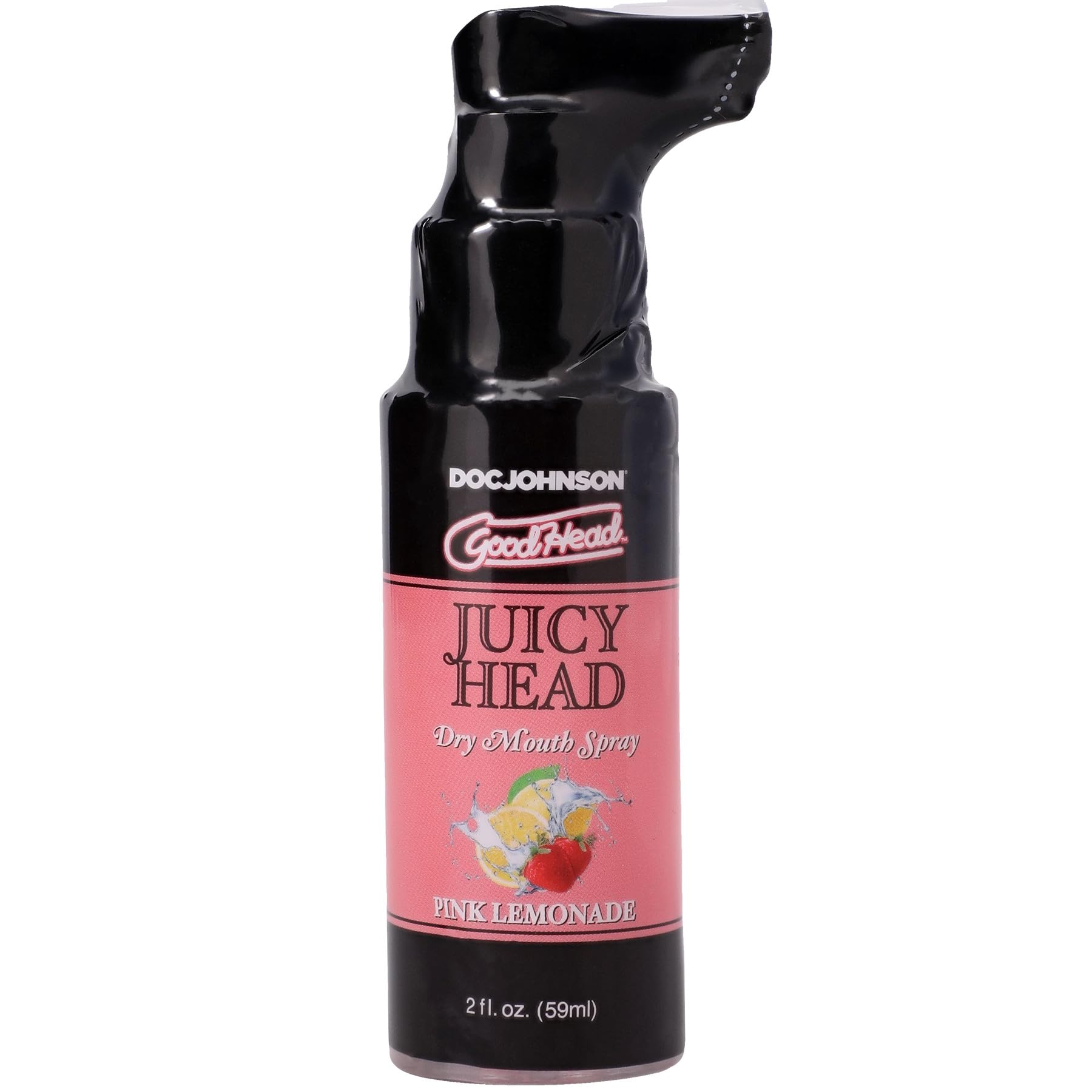 GoodHead - Juicy Head - Dry Mouth Spray - Instantly Moisturize Your Mouth - Pink Lemonade - 2 fl. oz. (59ml)