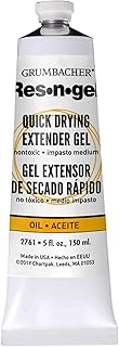 Grumbacher Res-n-Gel Quick Drying Extender Gel, 5 fl. oz. Tube, 1 Each