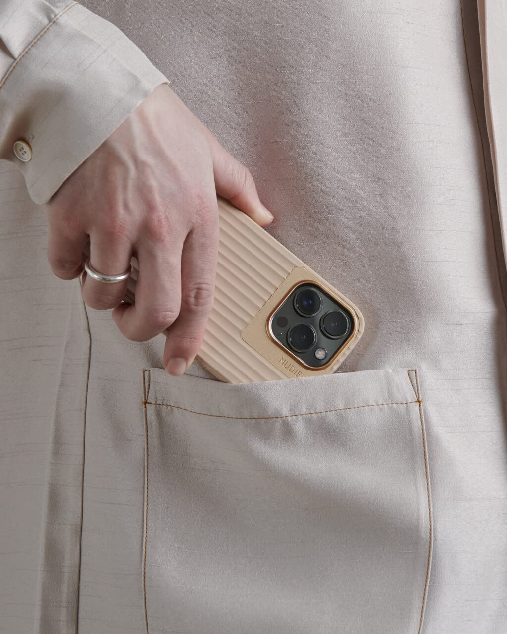 Nudient Bold Case Linen Beige for iPhone 14 Plus: Amazon.co.uk