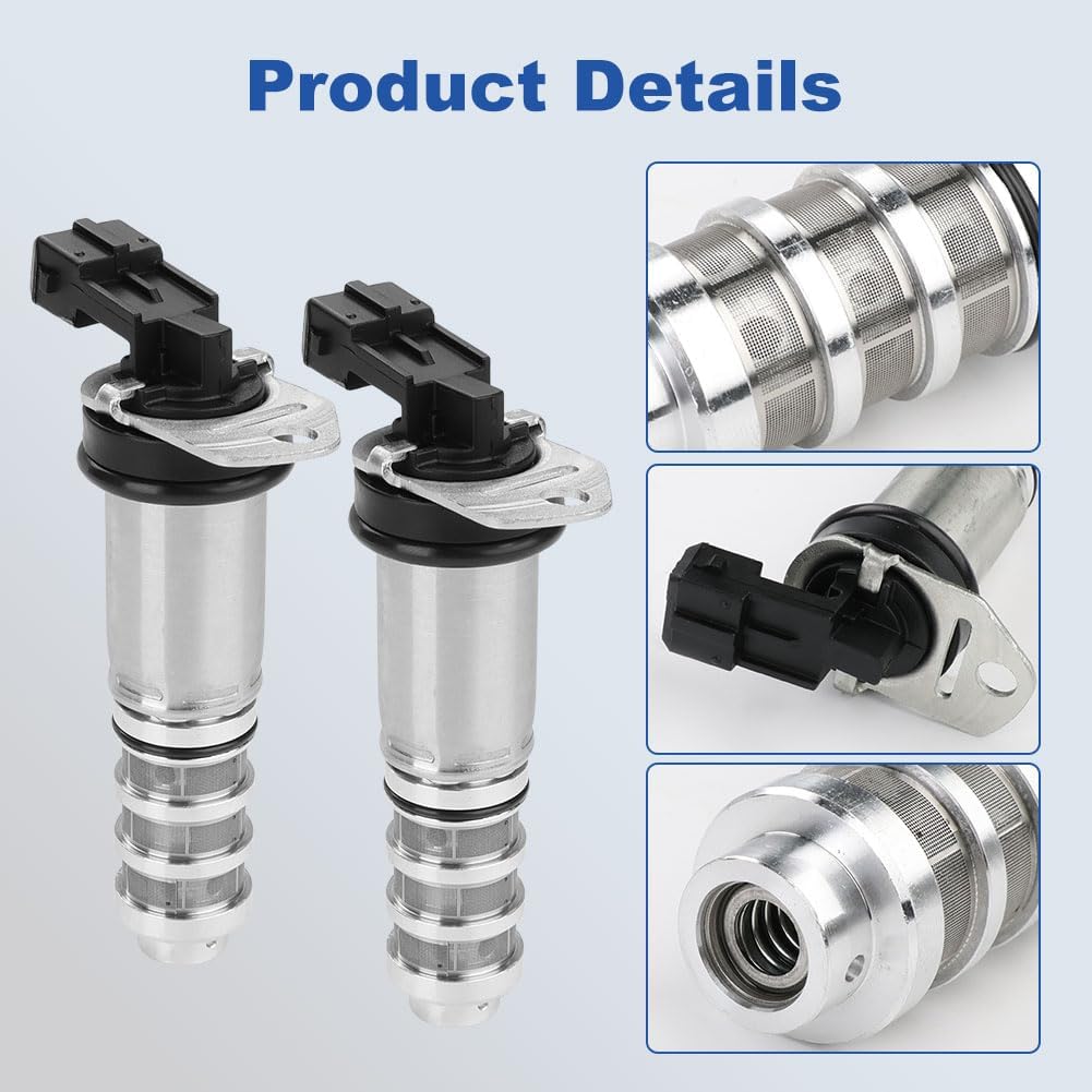 WMPHE 2 PCS OCV Engine Variable Valve Timing VVT Solenoid Replacement for 916-717 11368605123 Compatible with BMW 135i 135is 335i 535i 550i 640i 650i 740i X3 X5 X6 M3 M4 M5 M6 X1 X4 Oil Control