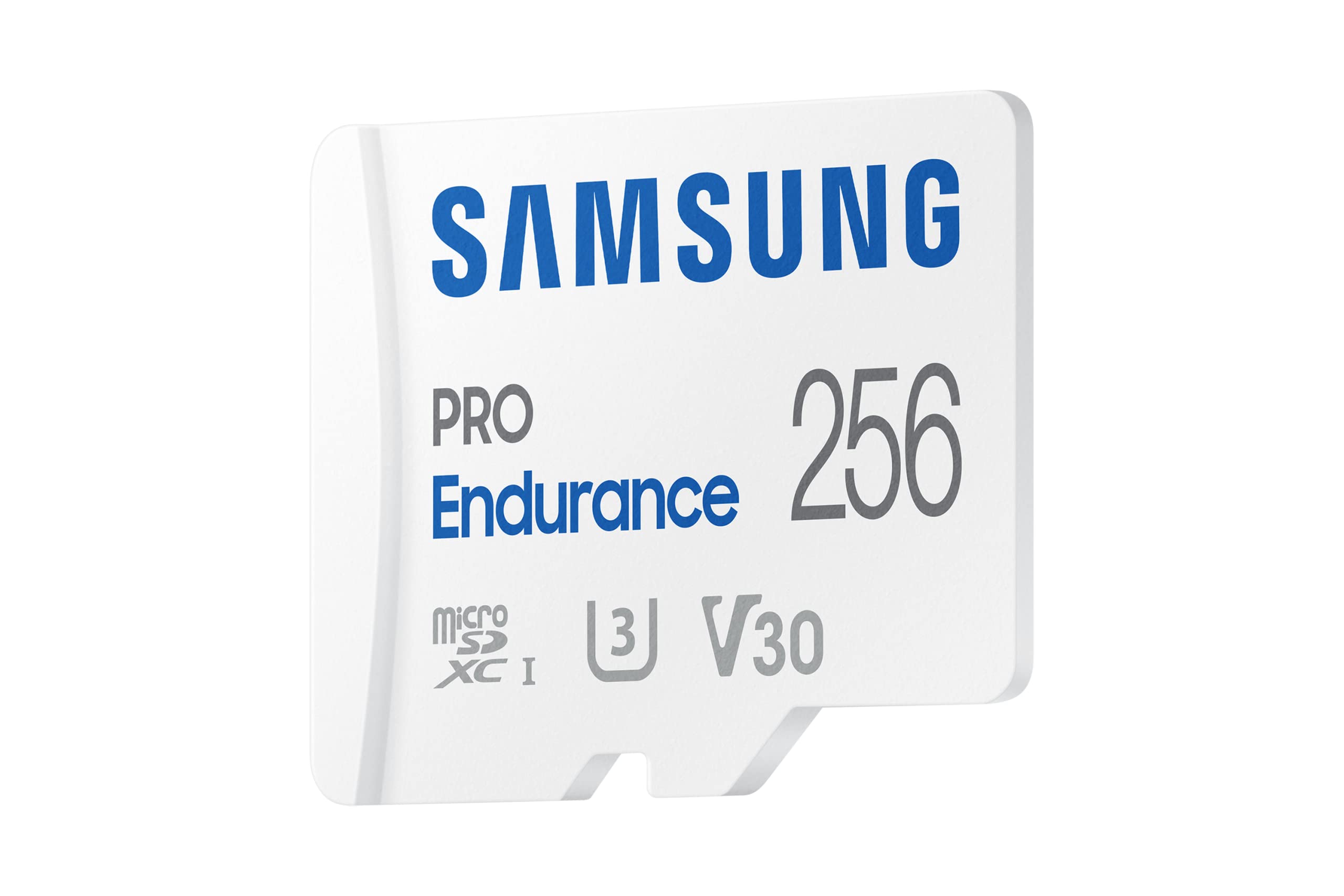 Samsung PRO Endurance Carte mémoire microSDXC UHS-I U3, 256 Go, Vitesse de lecture jusqu’à 100 Mo/s, avec Adaptateur, MB-MJ256KA