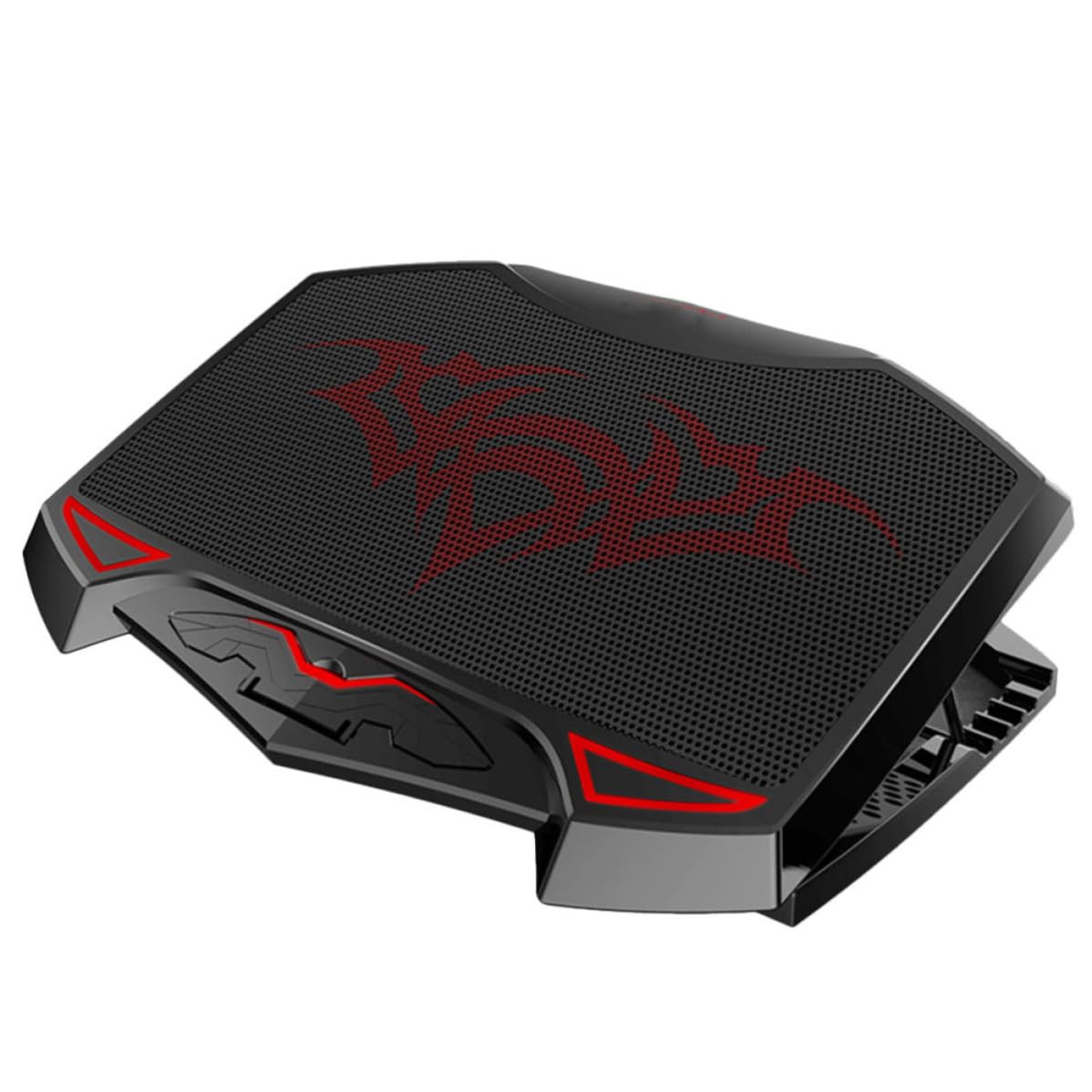 Enfriador de Portátil de 3 Ventiladores, Base Ajustable de Metal