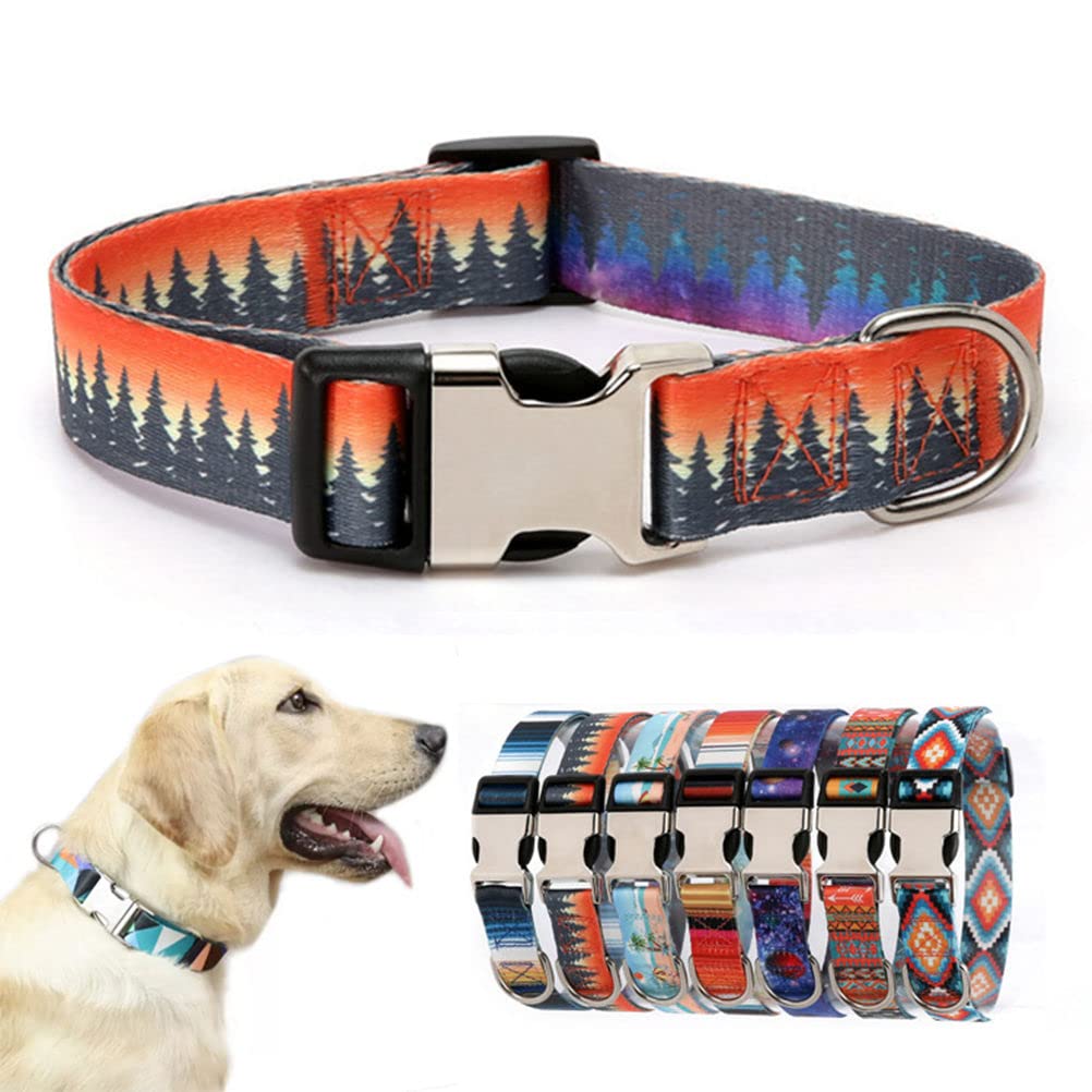 Collar de perro estilo bosque ideal para paseos seguros en la naturaleza