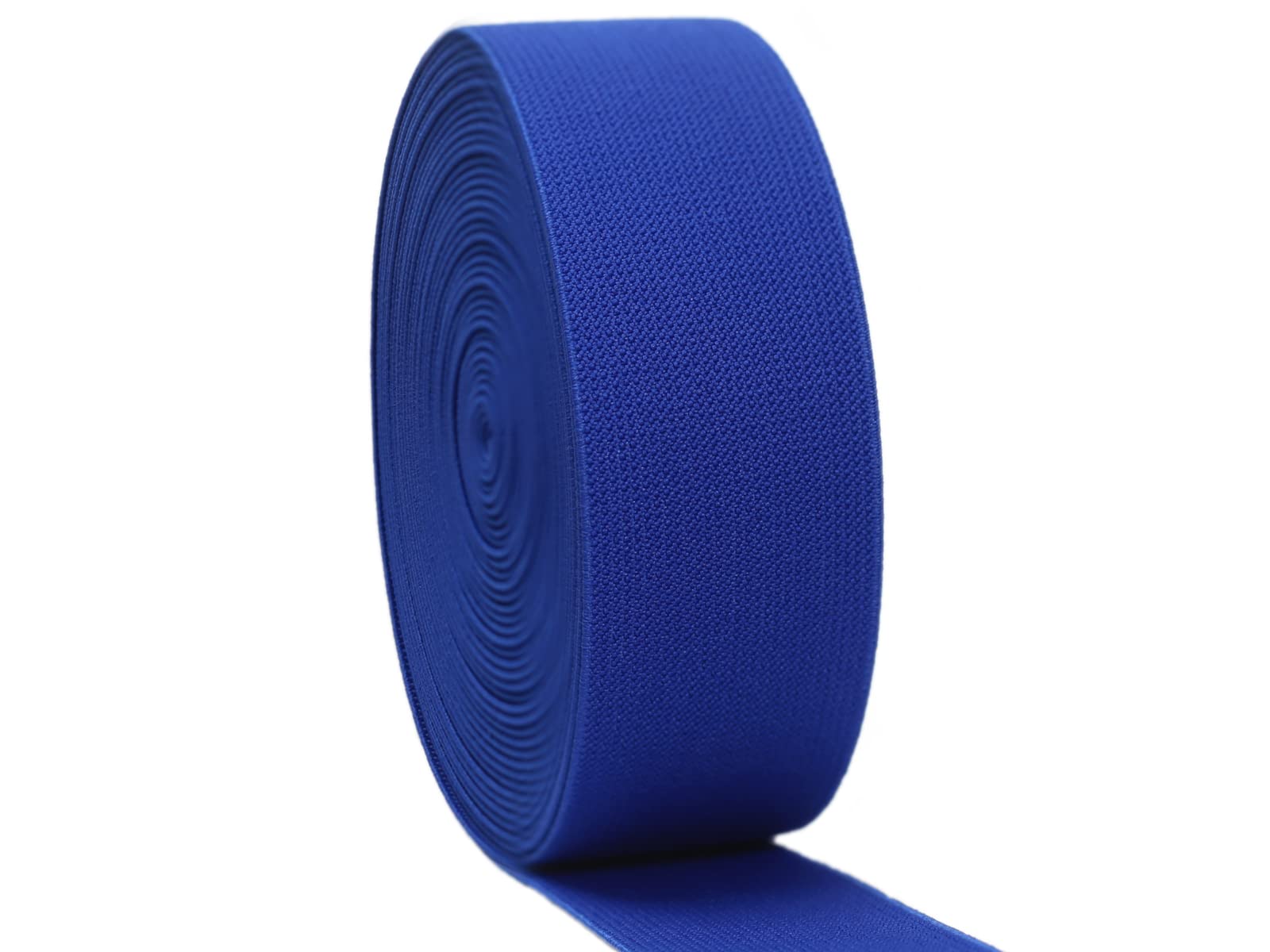 JESEP YONG2 inch Royal Blue Knit Elastic Band for Sewing 10 Yards Double-Side Twill Woven Elastic Heavy Stretch Straps for Clothing Pants Waistband-Wigs-Skirts-DIY Craft Project