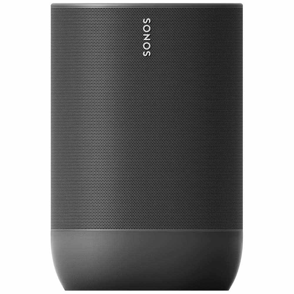 Sonos Move Smart Speaker (Wasserfester WLAN und Bluetooth Lautsprecher mit Alexa Sprachsteuerung, Google Assistant und AirPlay 2 – Kabellose Outdoor Musikbox mit Akku für Musikstreaming) schwarz