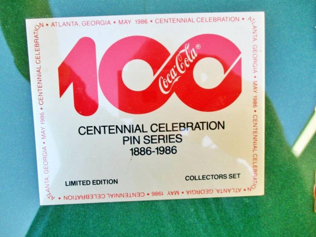 Amazon.co.jp: コカコーラ ピンバッジセット 101個 100周年 1886 1986 
