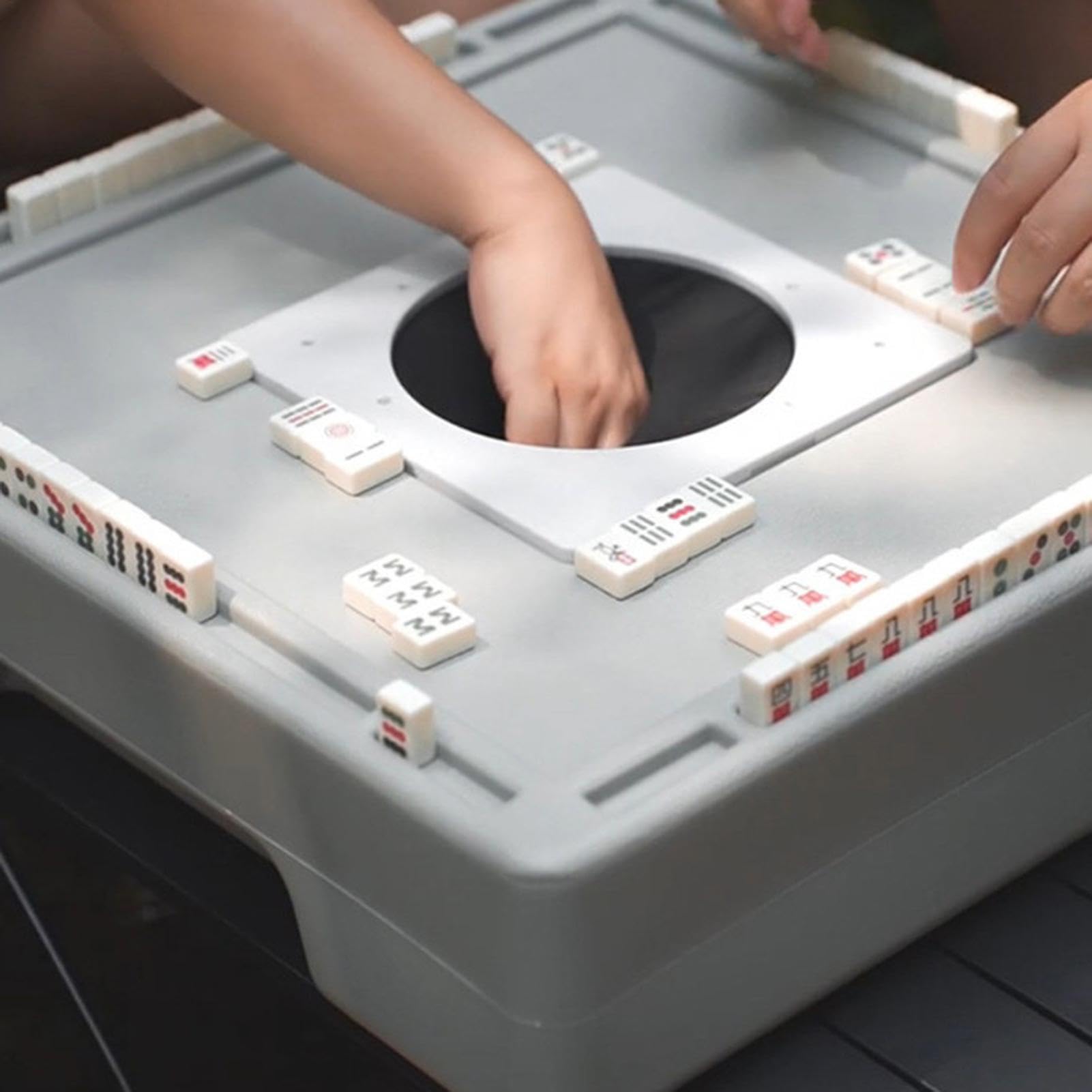 Chiński zestaw do madżonga, chiński zestaw do madżonga Mały zestaw gier | Tabela Płytki Mała podróż Wypoczynek Mahjong Gra stołowa Mała podróż Wypoczynek Przyjaciele Rodzina Chłop