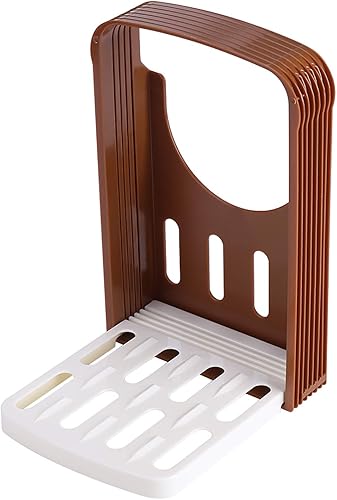 Miniatura 5 de Cortador de pan, rebanadoras de pan para pan casero ajustable, cortador de pan y tostadas, herramientas de guía de rebanadas de sándwich de cocina,