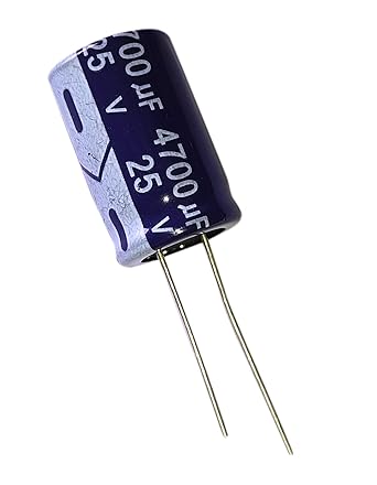 Steko (Pack of 20 Pieces) 4700uF 25v Electrolytic Capacitors | Electronic Circuits Repair | Electronic Component | DIY Science Projects