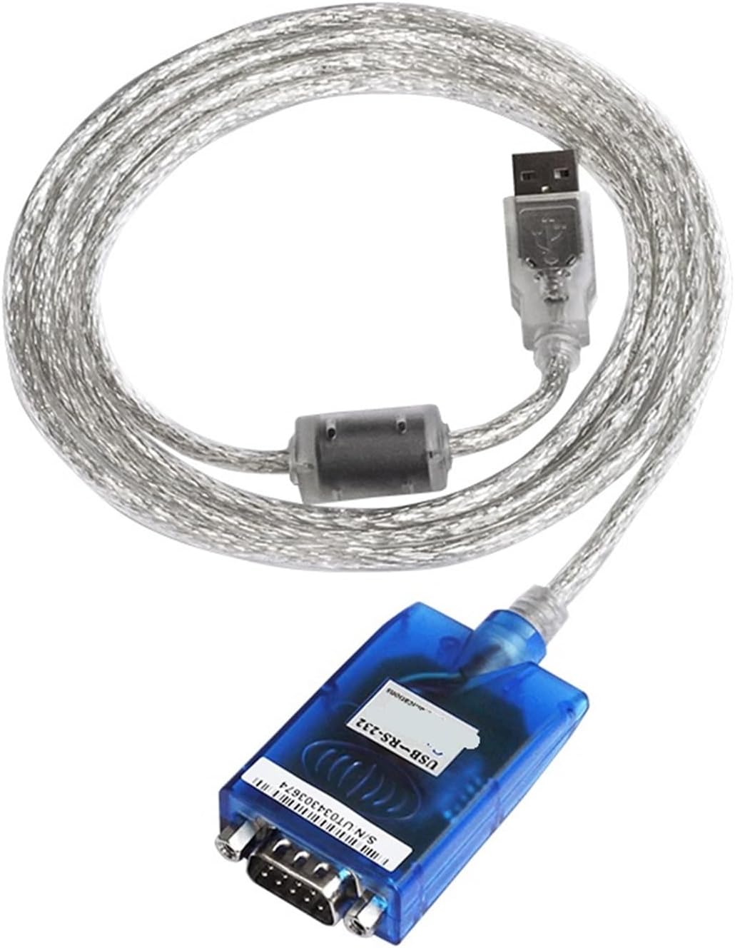 USB to Serial Converter 3.0M USB to RS232 Converter DB9 USB2.0 RS-232 Conversion Cable Serial Connector COM Adapter with Imported Chip UT-880J(3.0m)