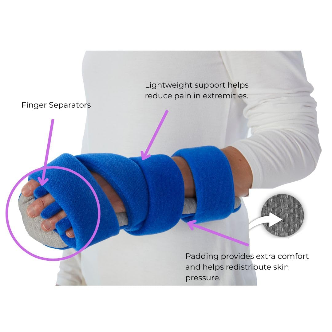 Restorative Medical - Férula nocturna funcional para manos y muñecas en reposo – Corrector, soporte de apoyo para corrección, comodidad y alivio del dolor