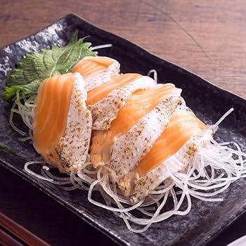 Amazon.co.jp: 炙りサーモン ハラス スライス 焼きハラス 寿司