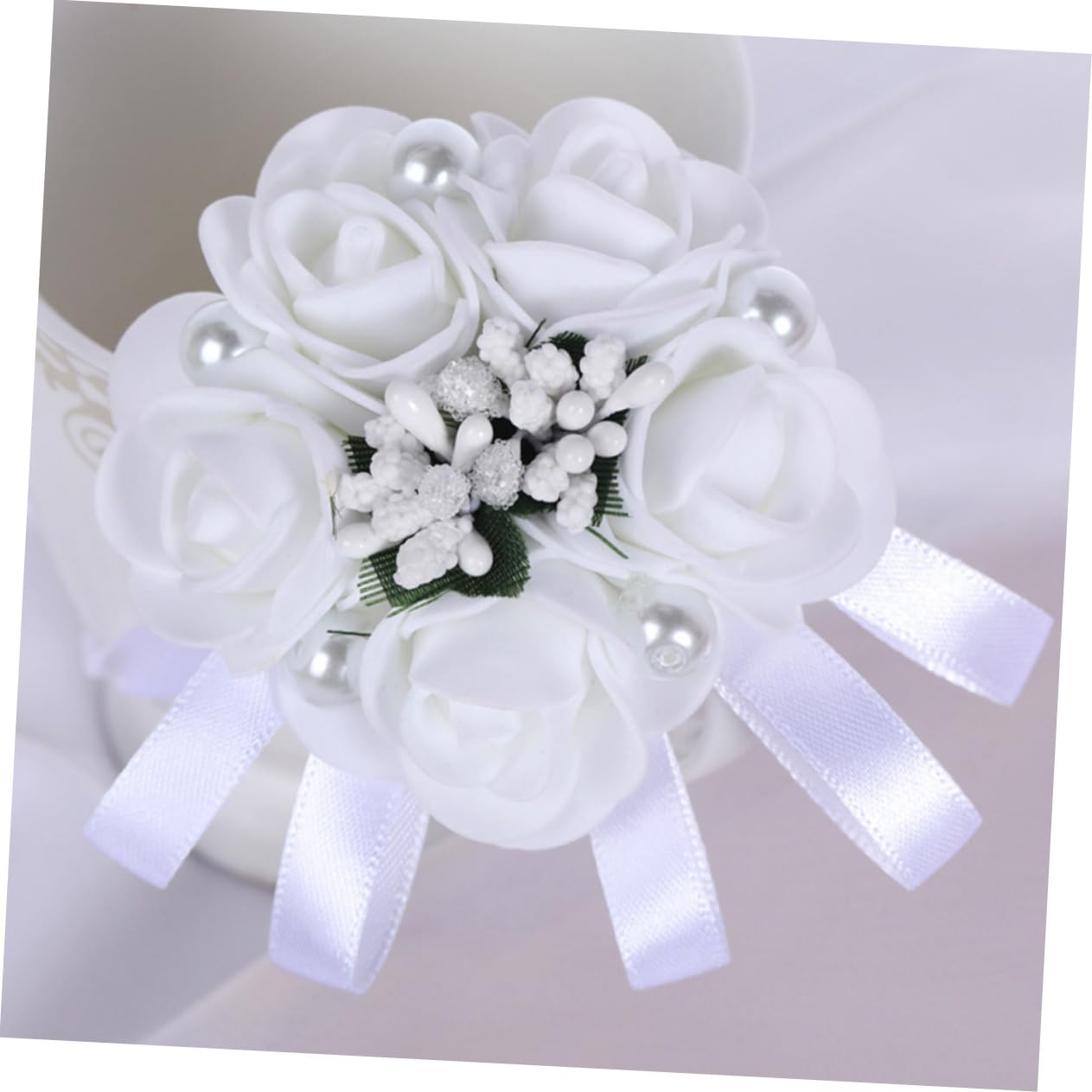 LIFKOME 9pezzi Bracciale Artificiali Corsage per Sposa e Damigelle Decorazione per Matrimonio e Speciali e Confortevole